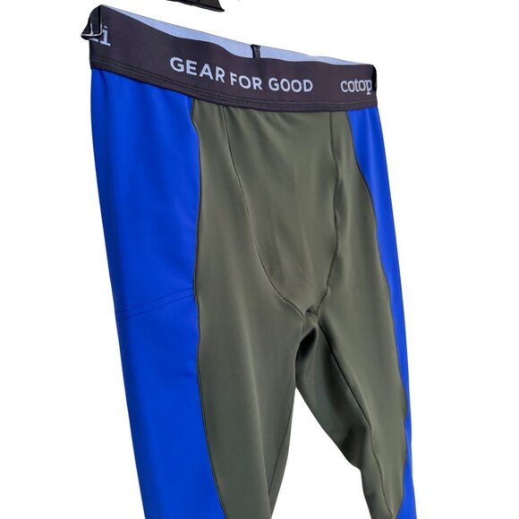 Cotopaxi Haraka Tights Size Small NWOT Running 4 Way Stretch Blue Gray - Picture 8 of 8